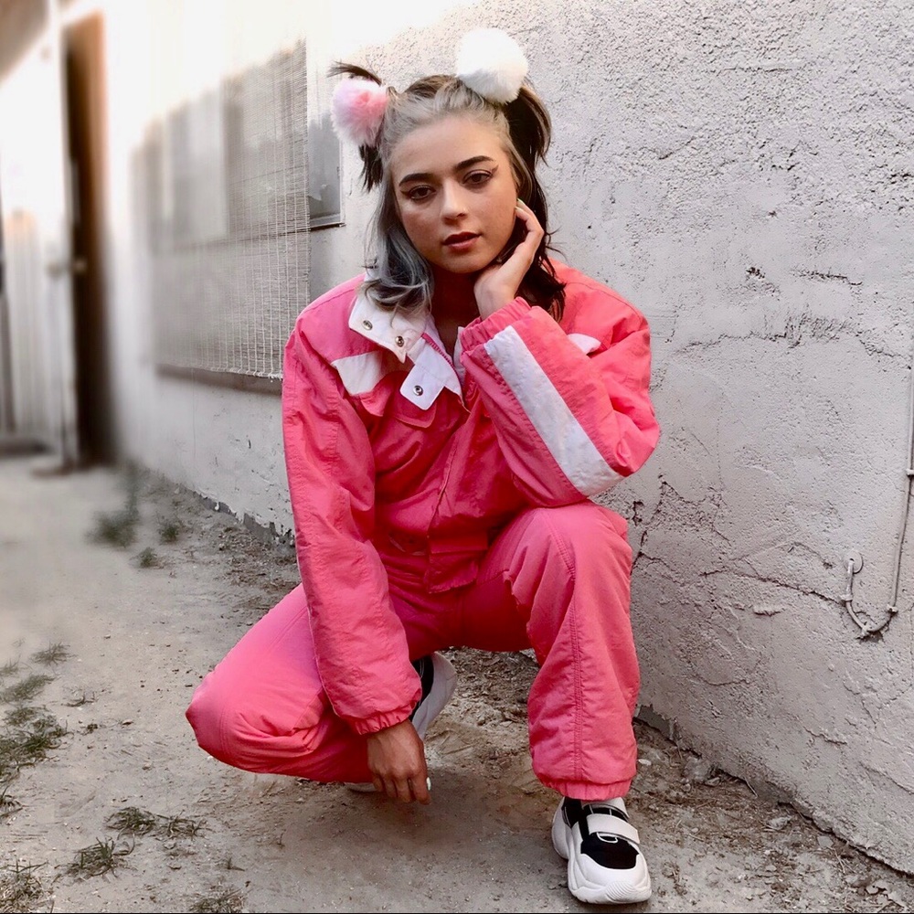 Obermeyer pink snowsuit